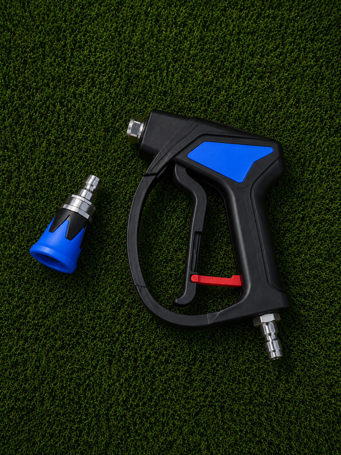 Stubby Pressure Gun  w/  40° Rubber Tip Wash Nozzle
